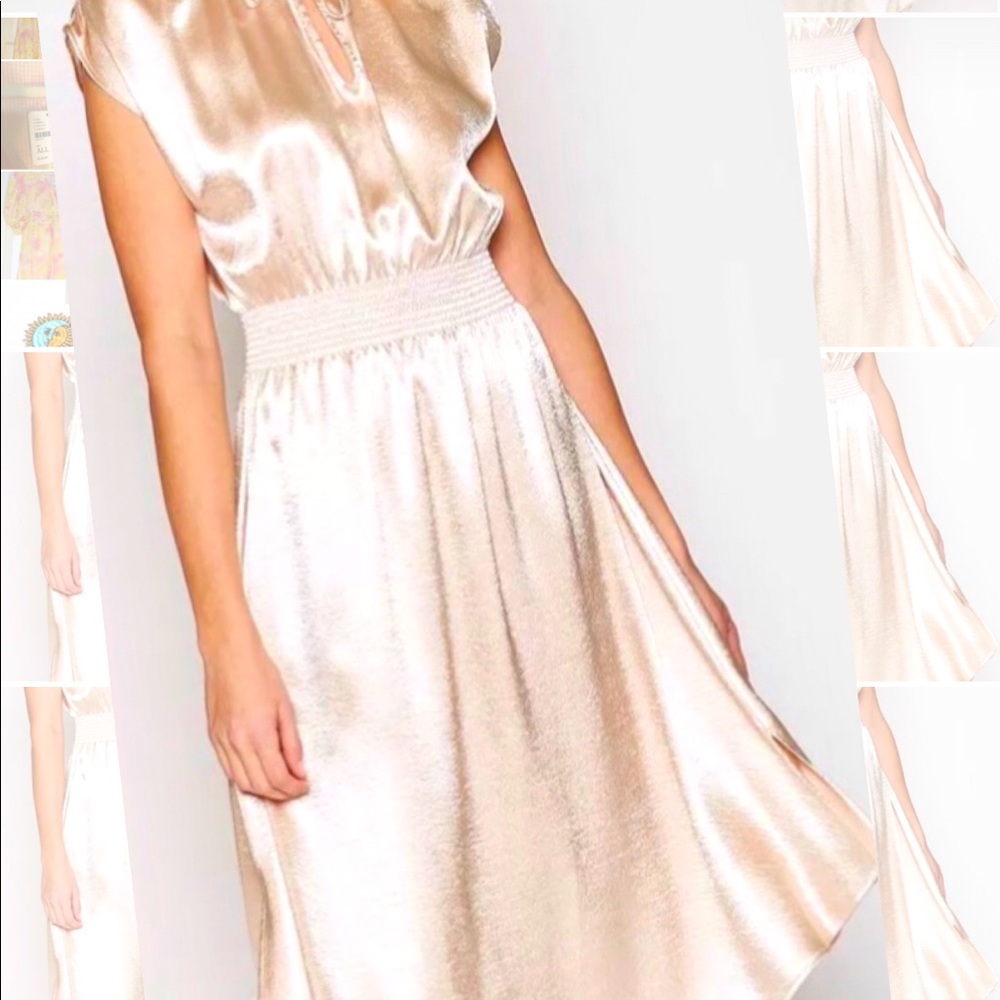 Joie Akala Dress in Peach Cream size XS